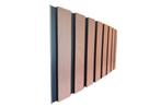 Stalen gevelbekleding blokprofiel houtlook va. € 55,- m2, Ophalen of Verzenden, Nieuw, Overige materialen