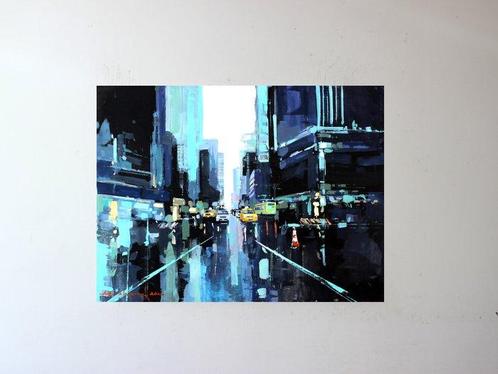 Adam Wajerczyk (1975) - Street Lights, Antiek en Kunst, Kunst | Schilderijen | Modern