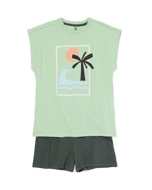 HEMA Kindershortama palmboom groen, Kinderen en Baby's, Kinderkleding | Overige, Nieuw, Verzenden
