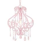 Roze Kralen Plafondlamp - Tweedekansje! Romantische Sfeer, Huis en Inrichting, Ophalen of Verzenden, Nieuw