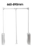 Uittrekbare Kledinglift – Verstelbare Garderoberail 51–66 cm, Huis en Inrichting, Kasten | Kledingkasten, Verzenden, Nieuw