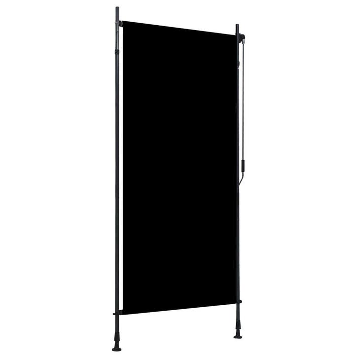 Rolgordijn Buiten Antraciet 100x270 | Tweedekansje | Besc..., Tuin en Terras, Zonneschermen, Minder dan 250 cm, Nieuw, Screen