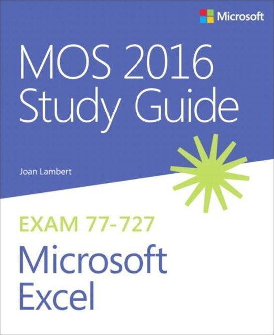 MOS 2016 Study Guide for Microsoft Excel 9780735699434, Boeken, Taal | Engels, Zo goed als nieuw, Verzenden