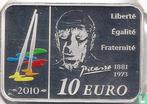 Frankrijk 10 euro 2010 (PROOF) Pablo Picasso, Verzenden, Losse munt, Goud