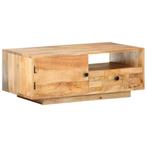 vidaXL Salontafel 90x50x35 cm massief mangohout, Huis en Inrichting, Tafels | Salontafels, 50 tot 100 cm, Verzenden, Nieuw, 50 tot 100 cm