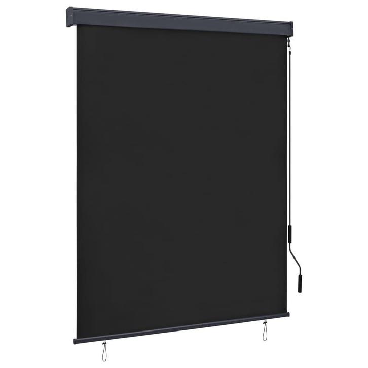 Antraciet Rolgordijn 140x250 Buiten | OP = OP 56% Korting, Tuin en Terras, Zonneschermen, Minder dan 250 cm, Nieuw, Overige typen