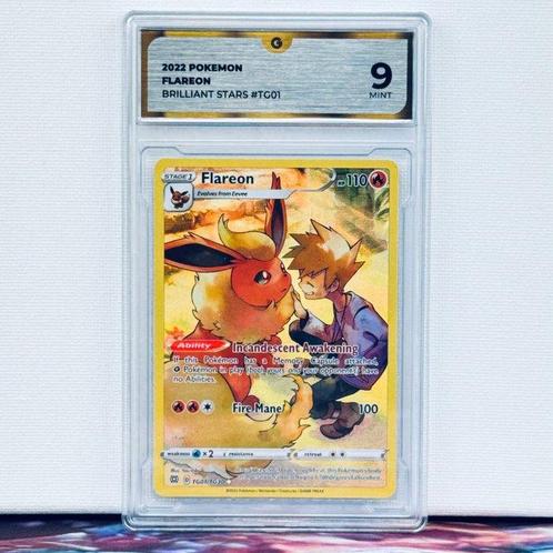 Pokémon Graded card - Flareon #TG01 - Pokémon - GG 9, Hobby en Vrije tijd, Verzamelkaartspellen | Pokémon