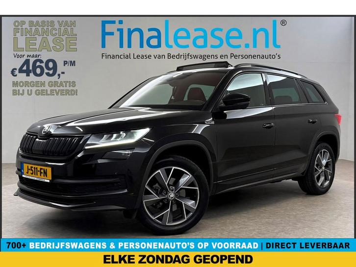 Škoda Kodiaq 1.5 TSI Sportline Business Pano Virtual Cruise, Auto's, Skoda, Lease, Automaat, SUV of Terreinwagen, Benzine, Apple Carplay