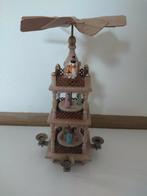 Kerstbeeldje ornament - Oude roterende kerstpiramide, 3, Antiek en Kunst