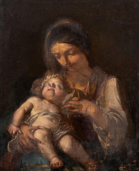 Italiaanse school (XVII) - Madonna And Child, Antiek en Kunst, Kunst | Schilderijen | Klassiek