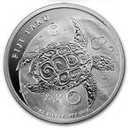 Fiji Schildpad 1/2 oz 2013, Zilver, Losse munt, Verzenden