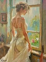 Mario Silano (1973) - Sospesa alla finestra