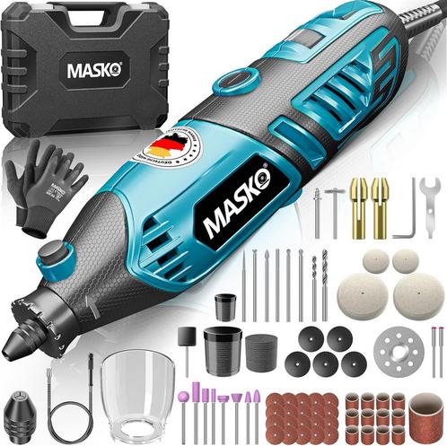 MASKO® Multitool - Roterend - 141-delige accessoireset - Bla, Doe-het-zelf en Verbouw, Gereedschapskisten, Nieuw, Verzenden