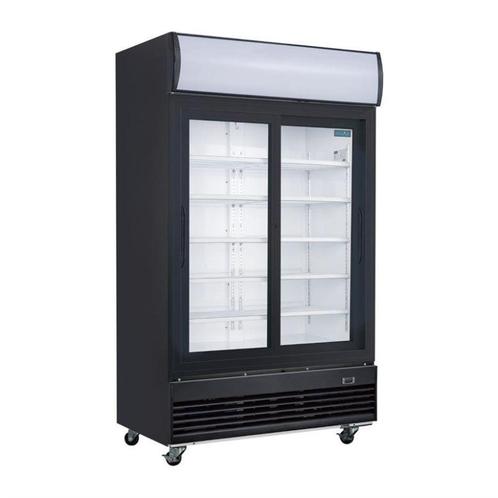 Dubbeldeurs displaykoeling met wielen | Schuifdeuren, Zakelijke goederen, Horeca | Keukenapparatuur, Nieuw in verpakking, Verzenden