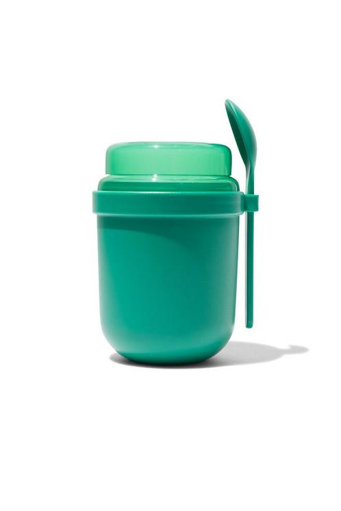 HEMA Yoghurt to go beker groen 500ml korting, Huis en Inrichting, Keuken | Keukenbenodigdheden, Nieuw, Verzenden