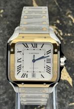Cartier Santos - Large - Gold/Steel - W2SA0009 - New 2025, Nieuw, Goud, Polshorloge, Staal