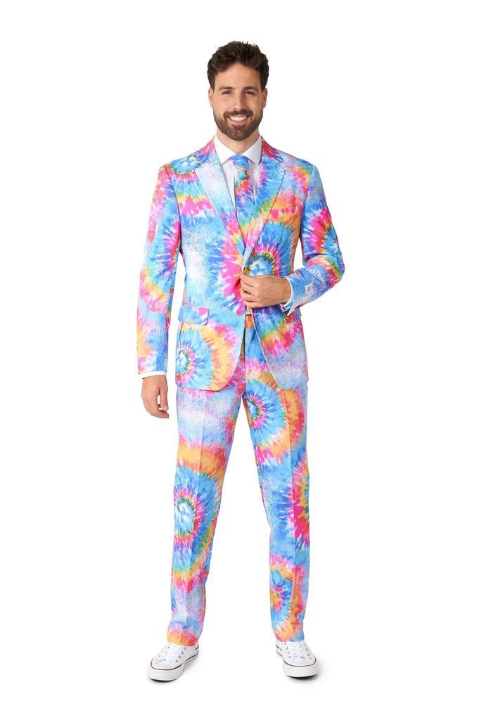 Regenboog Hippie 60s Pak Heren OppoSuits, Kleding | Heren, Carnavalskleding en Feestkleding, Nieuw, Verzenden
