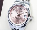 Philip Watch - Caribe Urban - Date - Pink - Diamonds - Swiss, Nieuw