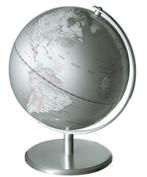 Wereldbol Planet Zilver 25cm, Verzenden, Nieuw
