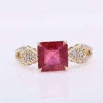 Zonder minimumprijs - Ring - 14 karaat Geel goud - 2.56ct., Nieuw