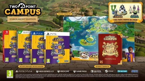 Two Point Campus Enrolment Edition-Standaard (NSW) Gebruikt, Spelcomputers en Games, Games | Nintendo Switch, Zo goed als nieuw