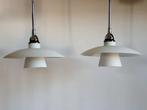 Poul Henningsen, Point, Dania - Lamp (2) - Chroom, Glas, Antiek en Kunst