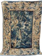 Wandtapijt - 350 cm - 200 cm - Vlaamse Groene Wandtapijt, Antiek en Kunst