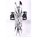 110 120 kinder snowboard LIB TECH BANANA BLASTER, White/grey, Sport en Fitness, Snowboarden, Verzenden, Gebruikt, Board