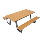 Picknickset - Arezzo - Rechthoek - Lesli Living, Tuin en Terras, Tuintafels, Verzenden, Nieuw