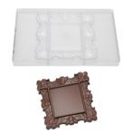 Chocolademal Chocolate World Barok Kader 15,6x15,6cm, Verzenden, Nieuw