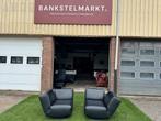 Leolux Rising Dunes fauteuils zwart design relax stoelen, Huis en Inrichting, Nieuw, Leer, Design