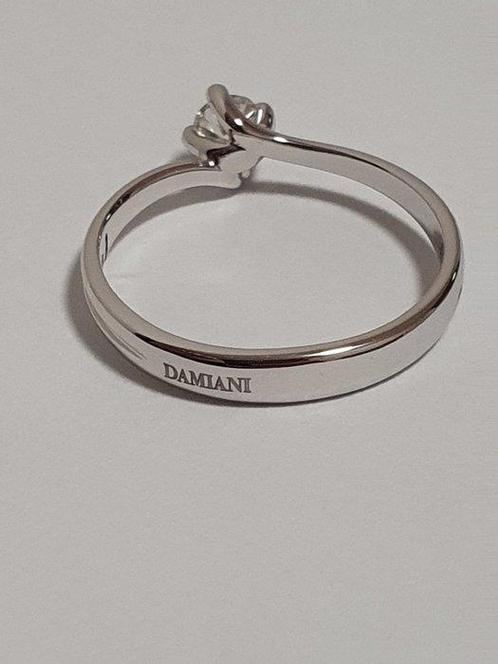 Damiani - Verlovingsring - 18 karaat Witgoud - 0.23ct. tw. -, Sieraden, Tassen en Uiterlijk, Antieke sieraden