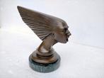 sculptuur, spirit of the wind - 18 cm - brons marmer, Antiek en Kunst