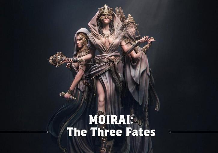 Moirae, the Three Fates | by Nerikson - 200mm / Klotho, Boeken, Hobby en Vrije tijd, Verzenden