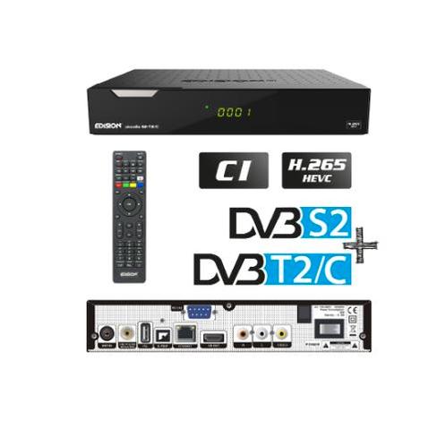Edision Piccollo S2+T2/C met CI slot, Audio, Tv en Foto, Schotelantennes, (Schotel)antenne-accessoires, Nieuw, Ophalen of Verzenden