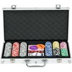 TRUUSK SPORTNOW Pokerkoffer Set 300 Chips 11,5g Compleet Pok, Verzenden, Nieuw