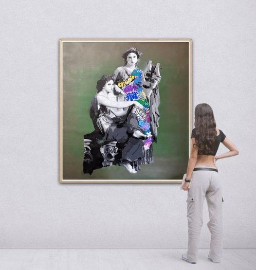 Quiona+ (1987) - Art and Literature’, Antiek en Kunst, Kunst | Schilderijen | Modern