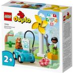 Lego Duplo Town 10985 Windmolen + Elektrische Auto, Kinderen en Baby's, Speelgoed | Bouwstenen, Nieuw, Verzenden