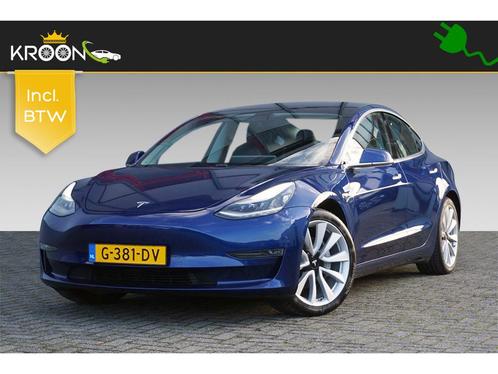 Tesla Model 3 Long Range AWD 75kWh Autopilot, Auto's, Tesla, Lease, Automaat, Hatchback, Elektrisch, Plug-in hybride, Bluetooth