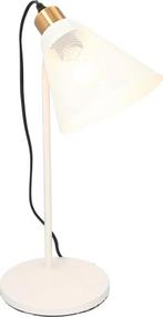 2dekans | Luxe Grundig Tafellamp – E27 Fitting – 30cm – Wit, Huis en Inrichting, Lampen | Vloerlampen, Ophalen of Verzenden, Zo goed als nieuw