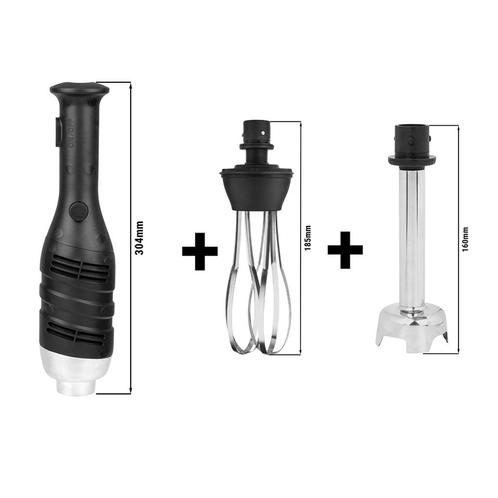GGM Gastro | Staafmixer incl. mixerstaaf 160mm & Klopper - |, Witgoed en Apparatuur, Keukenmixers, Verzenden