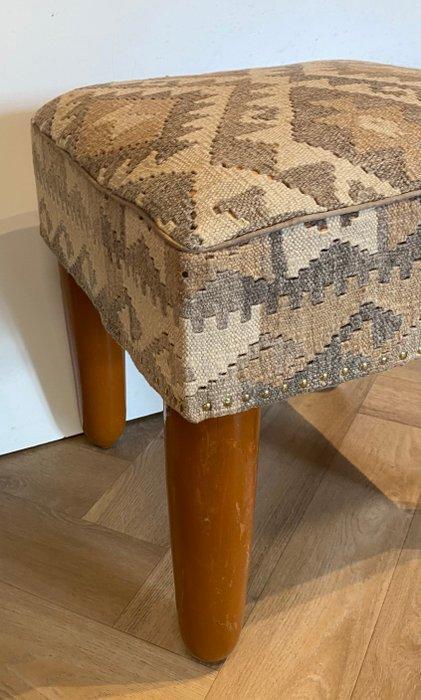 Poef - Hout, Wol, Antiek en Kunst, Curiosa en Brocante