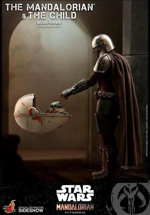 Hot Toys - Miniatuur figuur - The Mandalorian & The Child, Verzamelen, Film en Tv