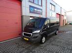Peugeot Boxer 330 2.2 HDI L2H1 XR DC 6 pers airco, Euro 5, Stof, Gebruikt, Zwart