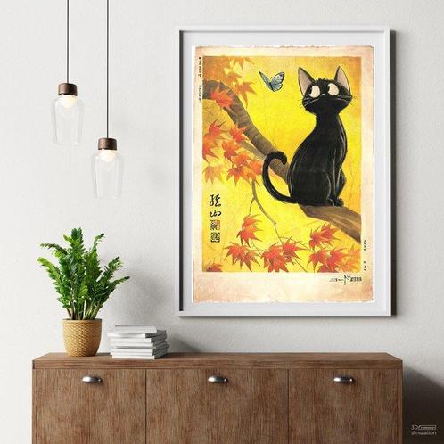 Kodo88 - Original Artwork - Jiji and the Butterfly.  -, Spelcomputers en Games, Spelcomputers | Overige Accessoires