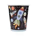 Bekers Space Ruimte 270ml (8st), Kleding | Dames, Carnavalskleding en Feestkleding, Ophalen of Verzenden, Nieuw