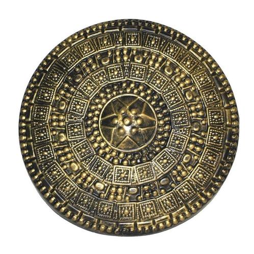Rond ridders verkleed schild goud volwassenen - Zwaarden, Hobby en Vrije tijd, Feestartikelen, Verzenden