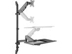 Zit Sta Werkplek Wandmontage - Monitorbeugel Toetsenbord, Verzenden, Nieuw, VDD Gaming