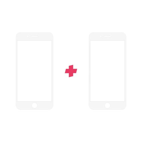 Screenprotector voor iPhone 8 Plus Edge to Edge, Telecommunicatie, Mobiele telefoons | Toebehoren en Onderdelen, Bescherming, Nieuw