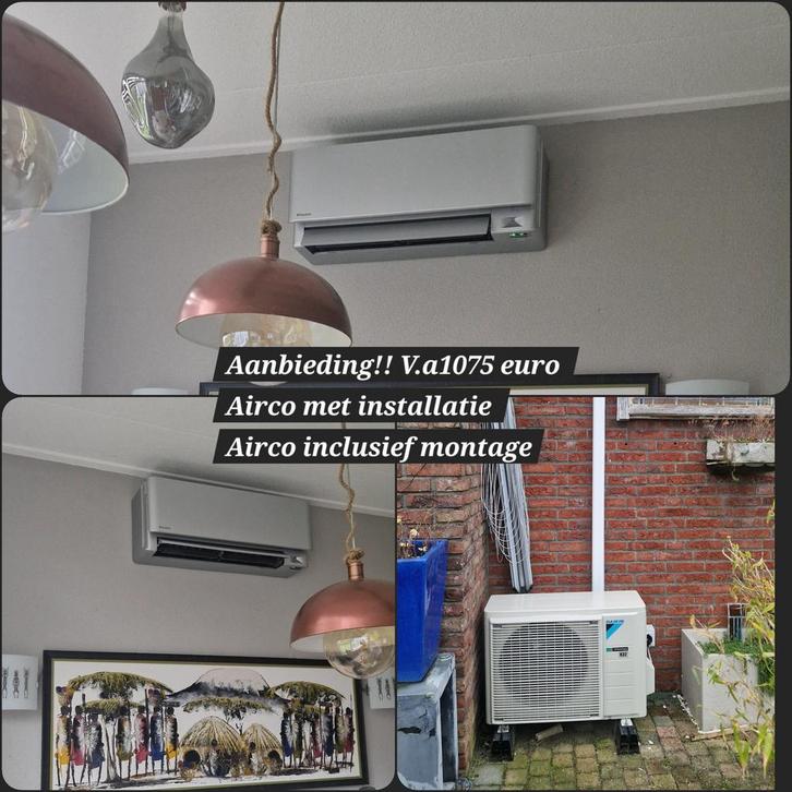 Airco monteur/installatie,split Airco unit inclusief montage, Witgoed en Apparatuur, Airco's, 100 m³ of groter, Koelen en Ontvochtigen